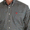 Cinch Mens Medallion Print Navy Shirt