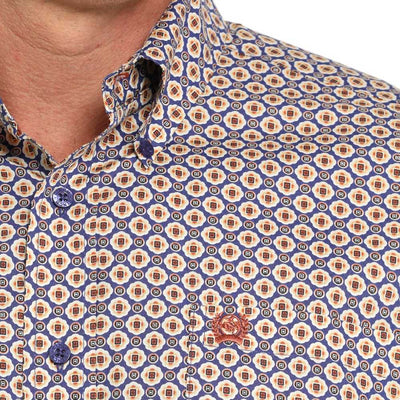 Cinch Mens Medallion Print Western Shirt