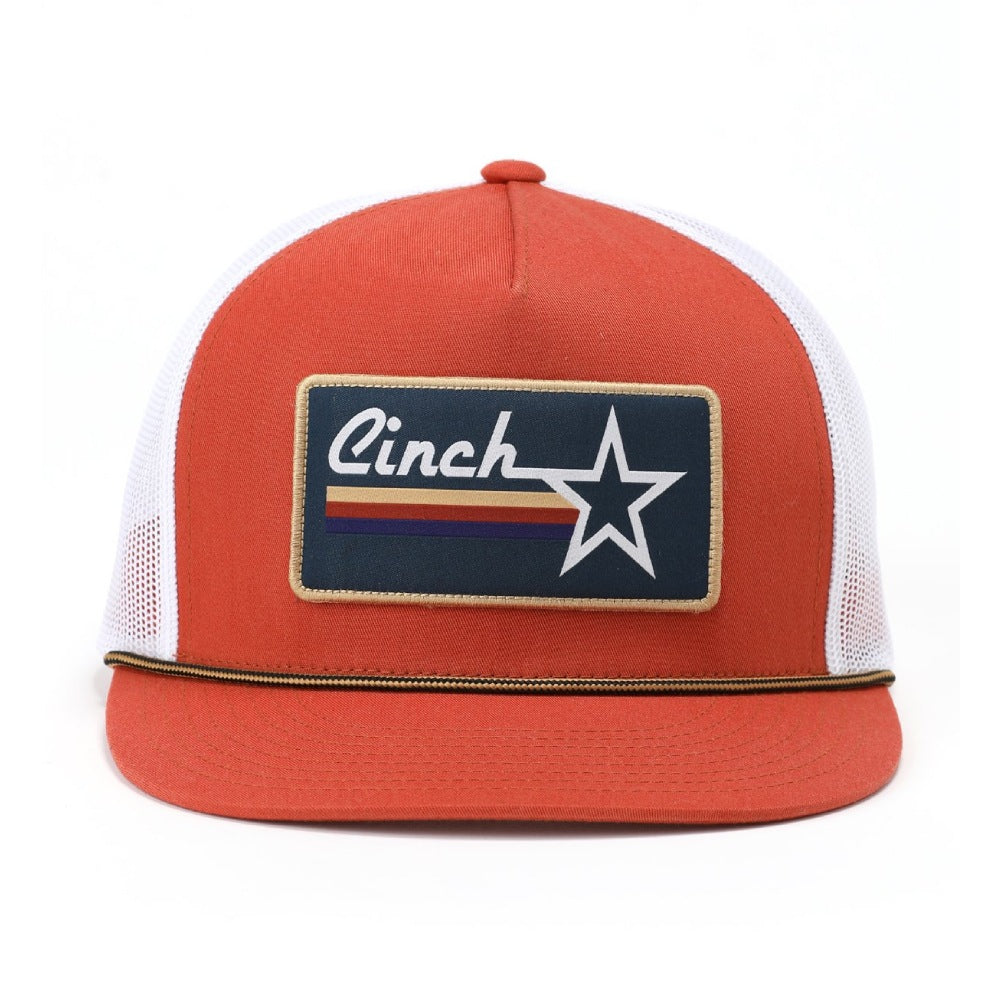 Cinch Mens Orange Cap