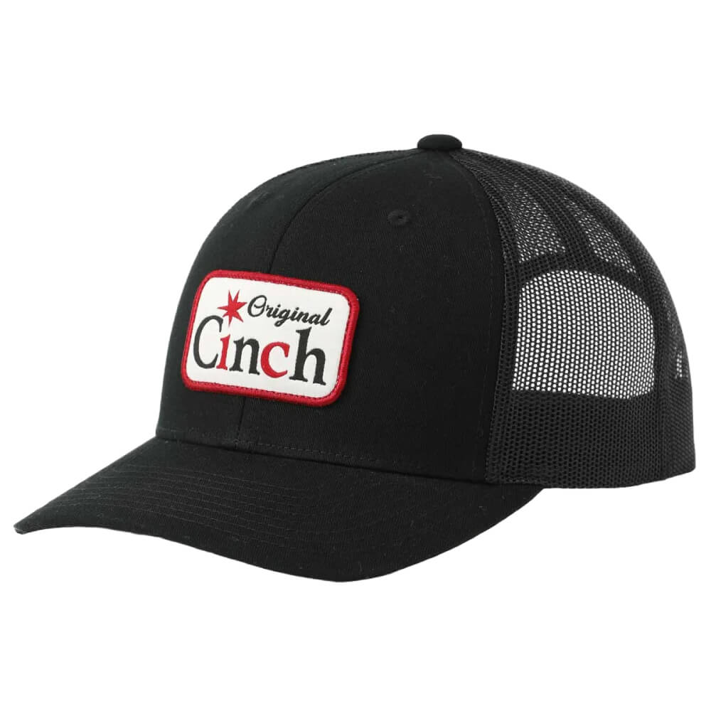 Cinch Mens Original Cinch Graphic Cap Black