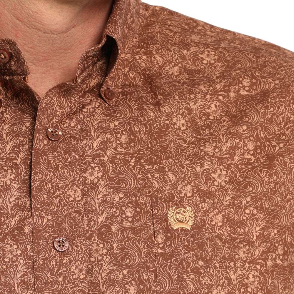 Cinch Mens Paisley Print Western Shirt