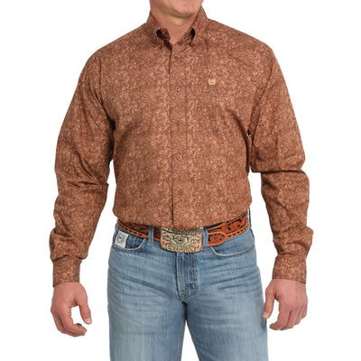 Cinch Mens Paisley Print Western Shirt