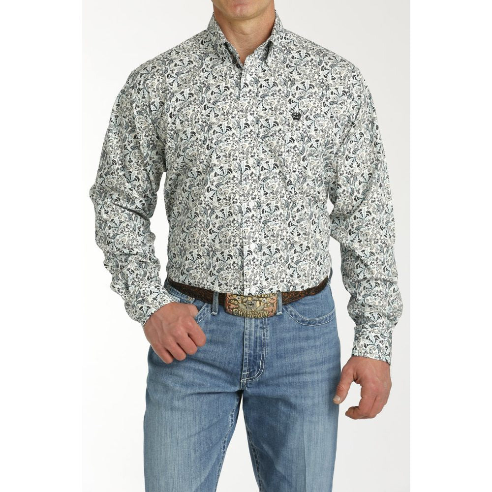 Cinch Mens Paisley Western Shirt