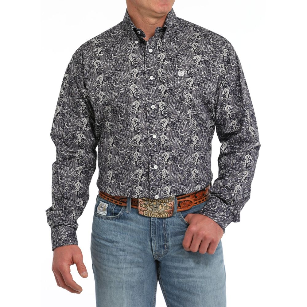 Cinch Mens Paisley Western Shirt