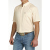 Cinch Mens Peach Short Sleeve Shirt