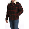 Cinch Mens Plaid Wooly Trucker Jacket