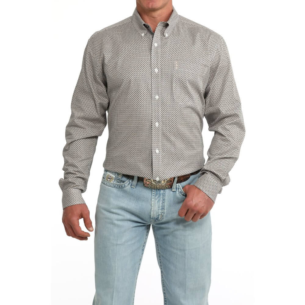 Cinch Mens Printed Modern Fit Snap Shirt Multicolor - MTW1347161-MUL
