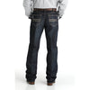 Cinch Mens Relaxed Fit White Label Jeans Dark Stonewash - MB92834057-IND