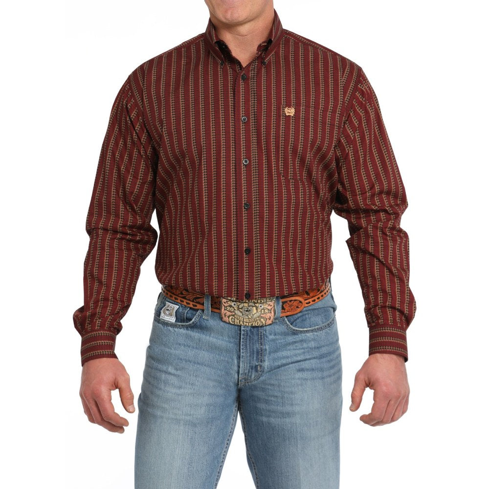 Cinch Mens Shotgun Shell Print Western Shirt