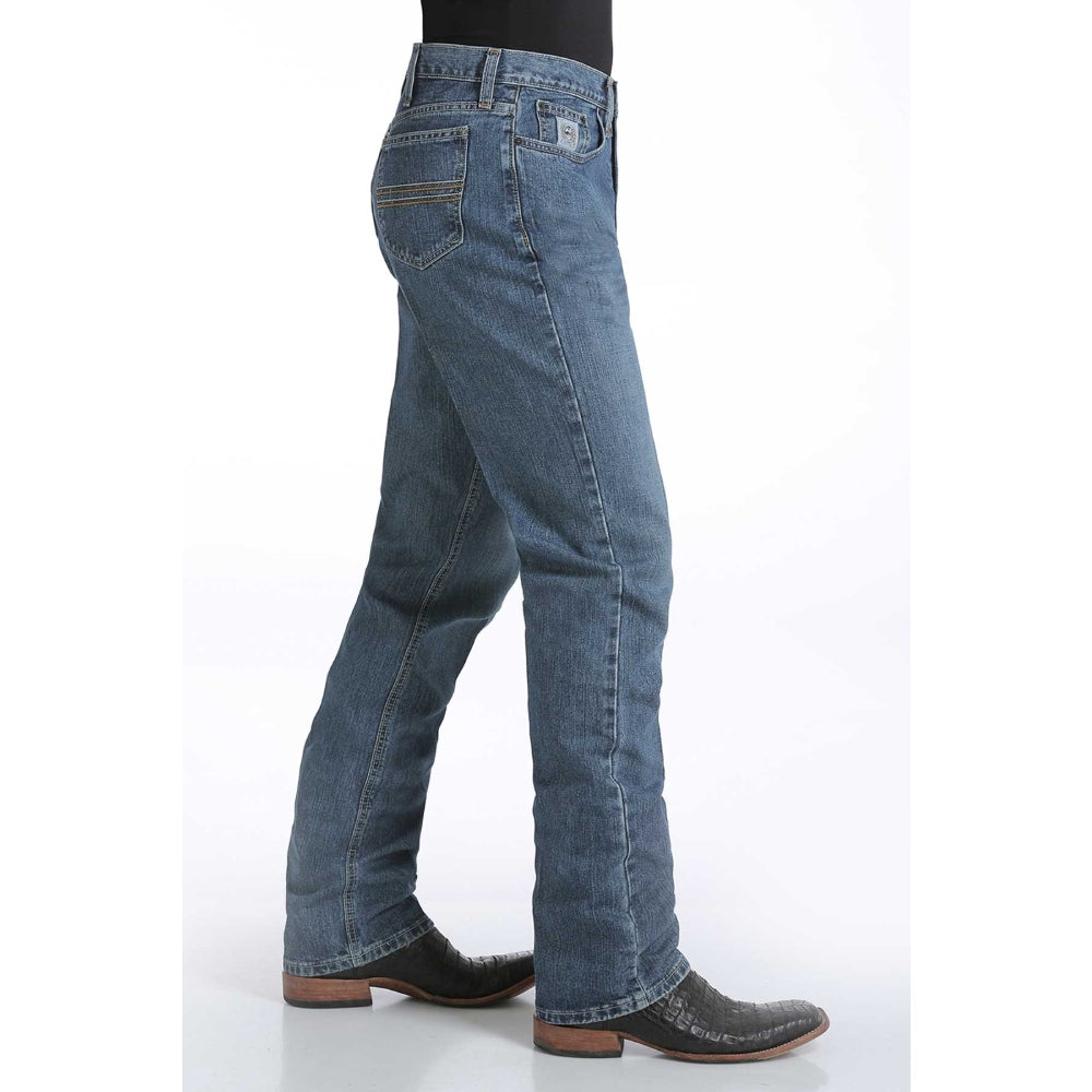 Cinch Mens Silver Label Dark Wash Jeans - MB98034001-IND