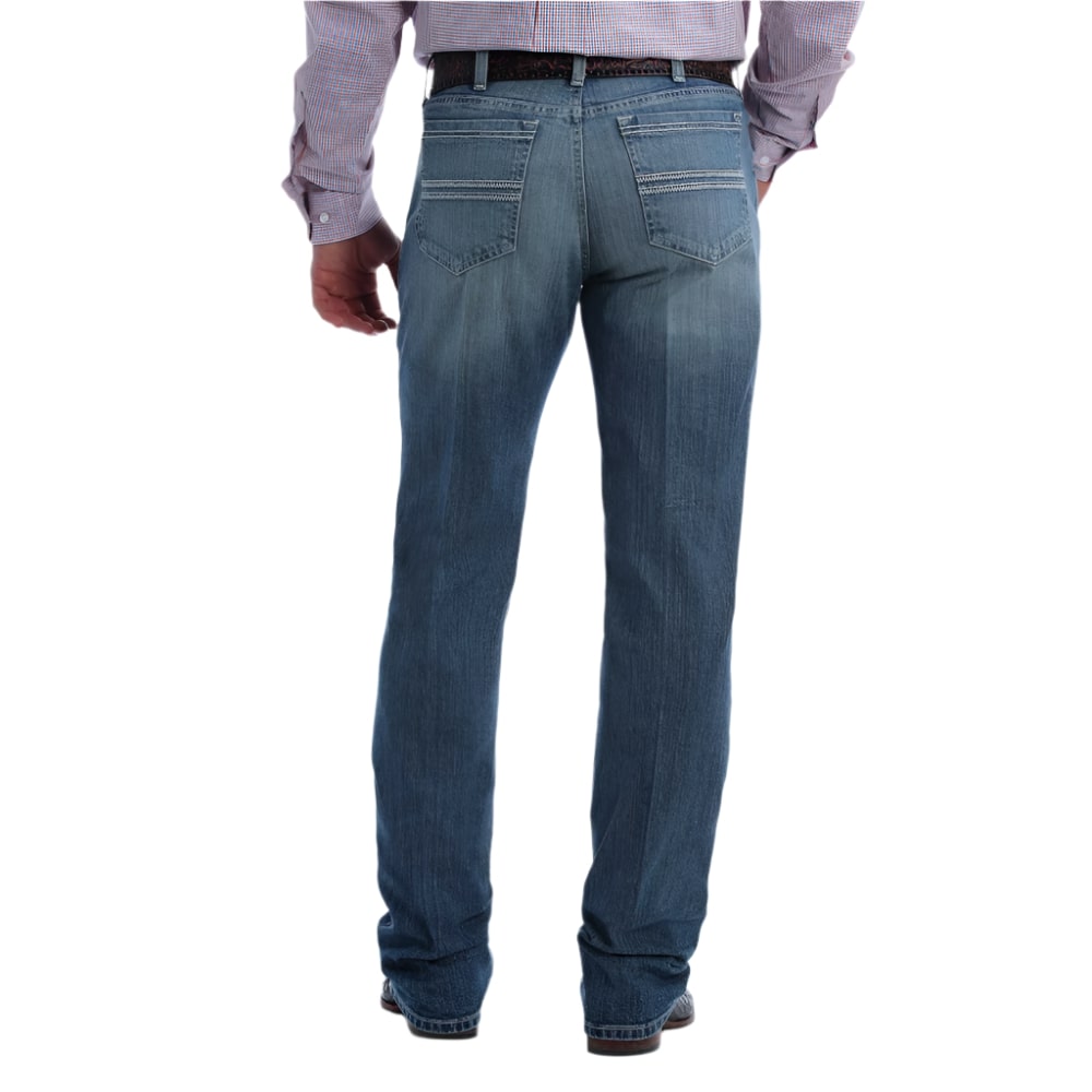 Cinch Mens Silver Label Slim Fit Performance Straight Jeans