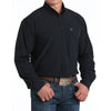 Cinch Mens Solid Arenaflex Western Shirt Black - MTW1862039-BLK