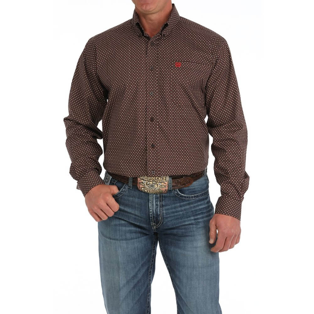 Cinch Mens Starburst Print Western Shirt