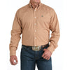 Cinch Mens Stretch Classic Fit Western Shirt Brown - MTW1105980-BRN