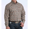 Cinch Mens Stretch Classic Fit Western Shirt Charcoal - MTW1106030-CHR
