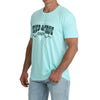 Cinch Mens Tried & True Graphic T-Shirt Turquoise - MTT1690733-TUR