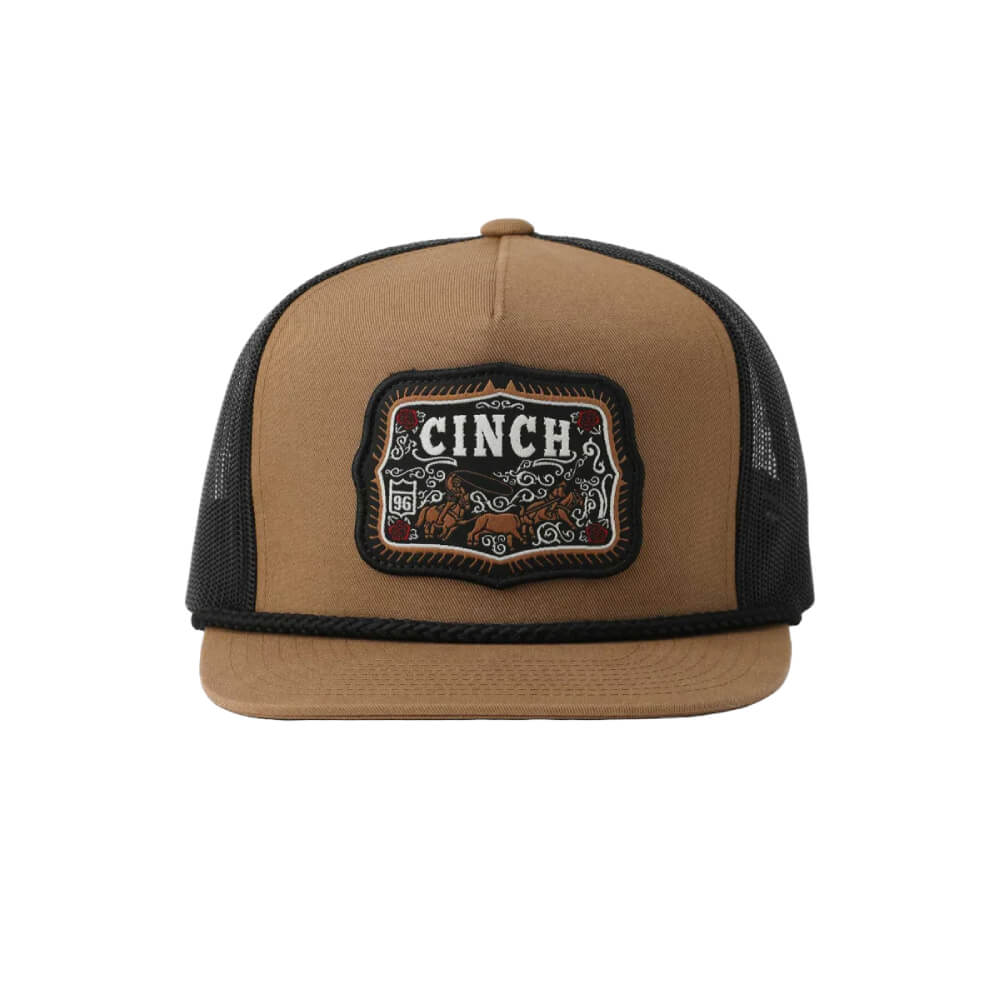 Cinch Mens Western Graphic Cap Brown