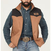 Cinch Mens Wooly Concealed Carry Vest Brown - MWV1543014-BRN