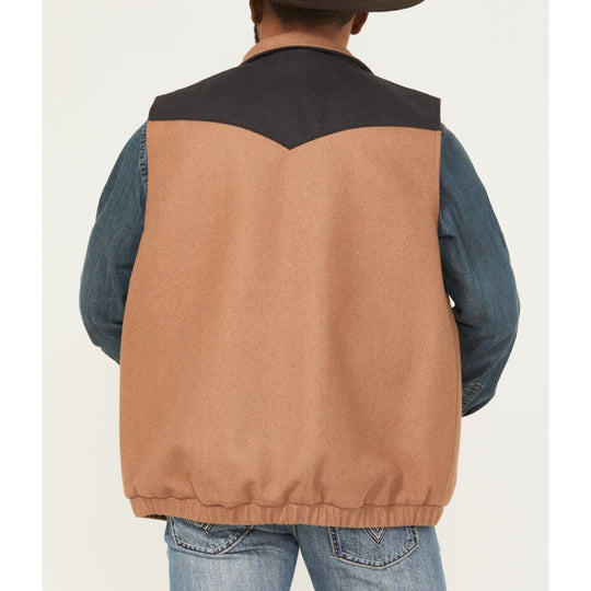 Cinch Mens Wooly Concealed Carry Vest Brown | Western Yokes