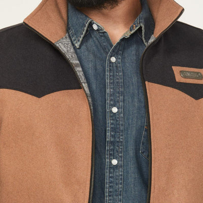 Cinch Mens Wooly Concealed Carry Vest Brown - MWV1543014-BRN