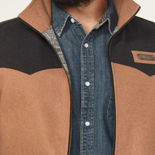 Cinch Mens Wooly Concealed Carry Vest Brown | Western Yokes