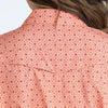 Cinch Womens Geometric Long Sleeve Shirt Coral - MSW9206007-COR