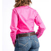 Cinch Womens Pink Button Down Shirt - MSW9164033-PNK