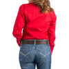 Cinch Womens Solid Western Shirt - MSW9164032-RED