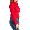 Cinch Womens Solid Western Shirt - MSW9164032-RED