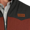Close-up of a jacket with a Cinch logo on a white background