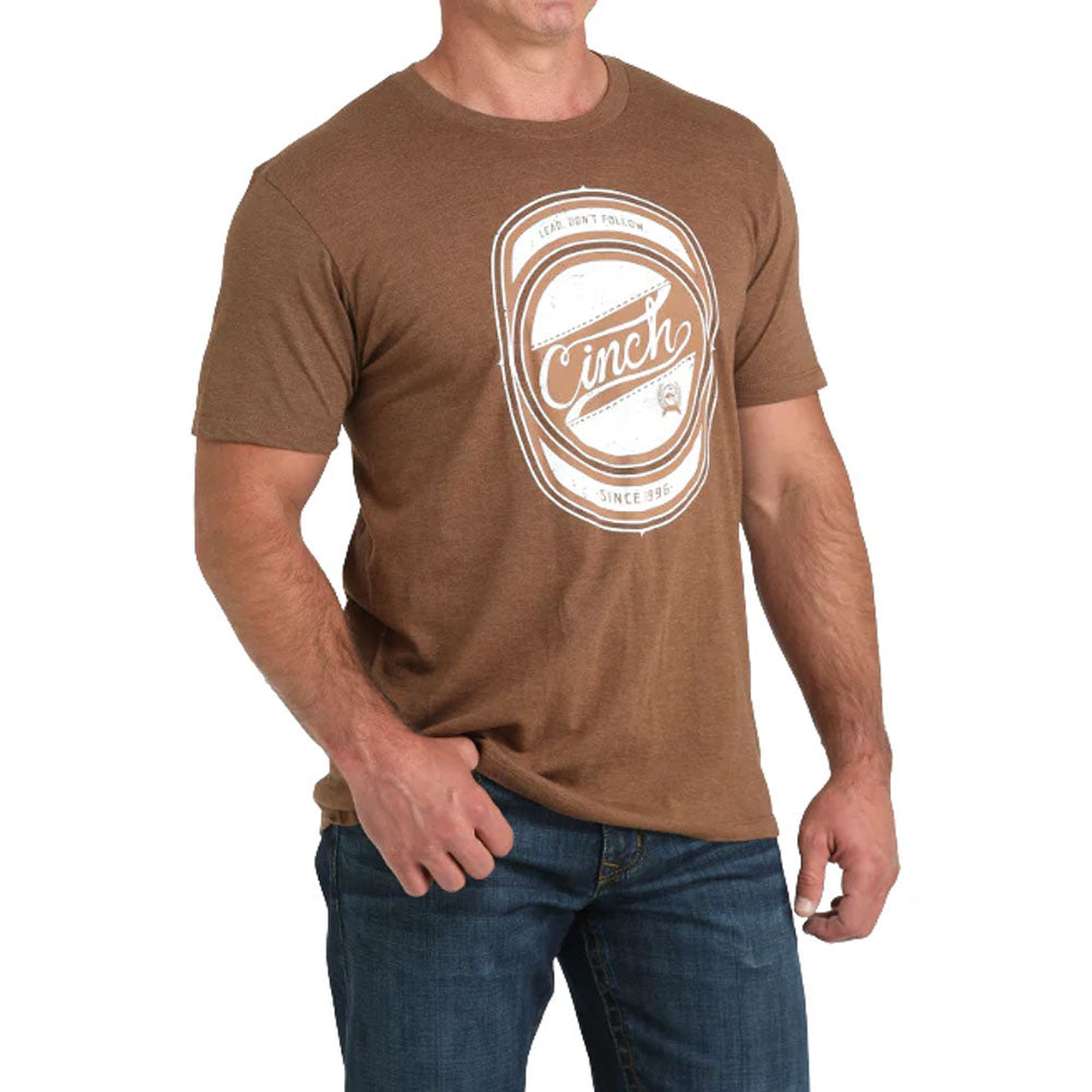 Cinch Mens Graphic T-Shirt Brown - MTT1690694-BRN