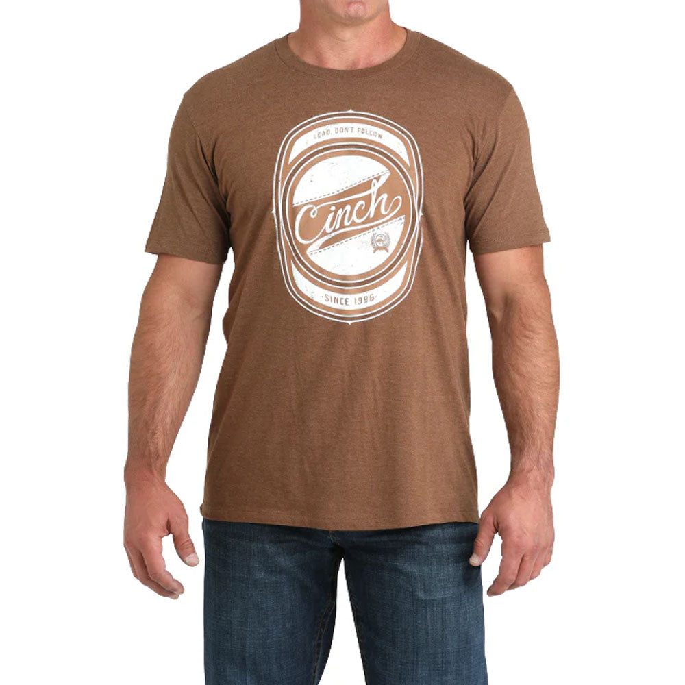 Cinch Mens Graphic T-Shirt Brown - MTT1690694-BRN