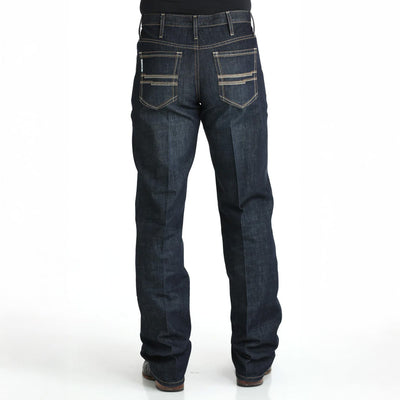 Cinch Mens Relaxed Fit White Label Jeans Dark Stonewash - MB92834057-IND