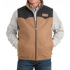 Cinch Mens Wooly Concealed Carry Vest Brown - MWV1543014-BRN