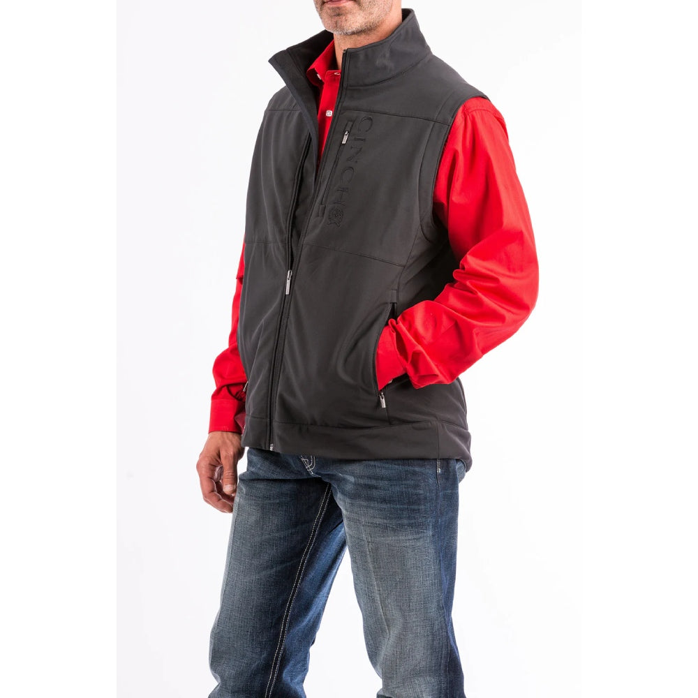 Cinch Mens Bonded Conlealed Carry Vest - MWV1082001-BLK
