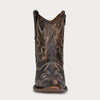 Circle G Corral Womens Black & Brown Zipper Western Boots - L5917