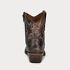 Circle G Corral Womens Black & Brown Zipper Western Boots - L5917