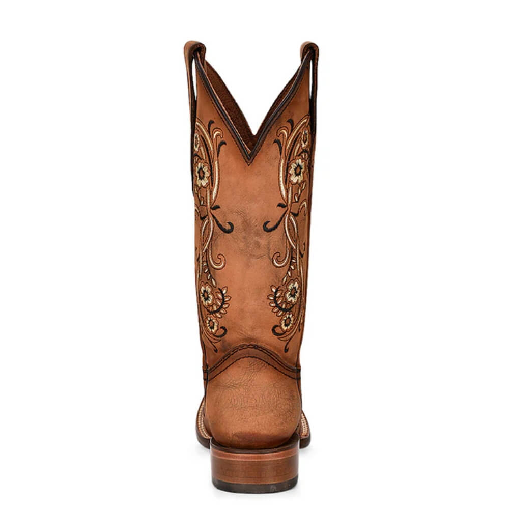 Circle G Corral Womens Floral Cowboy Boots Sand - L2063