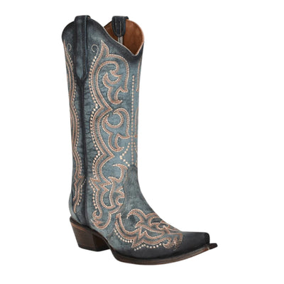 Circle G Womens Blue Jean Western Boots