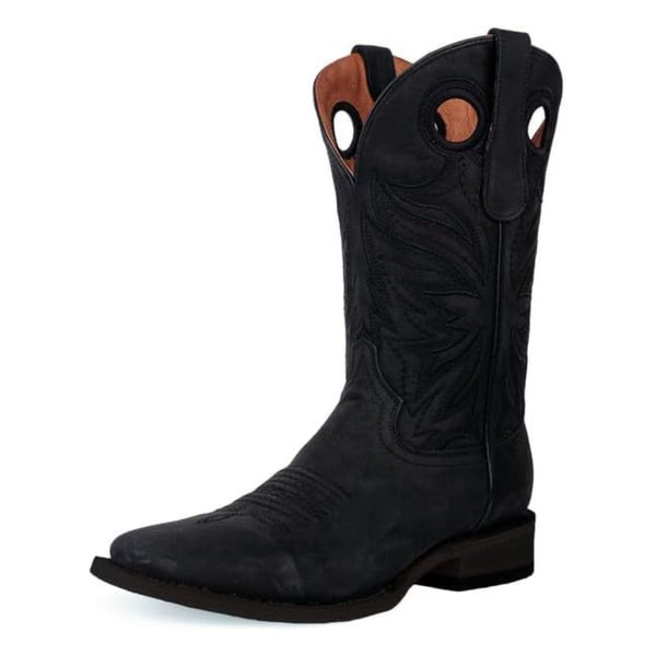 Corral Circle G Mens Black Embroidery Pull Holes Boots display picture 1