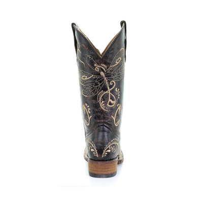 Corral Circle G Womens Distressed Brown Western Boots - L5079