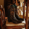 Corral Womens Black Suede Western Boots - A4492