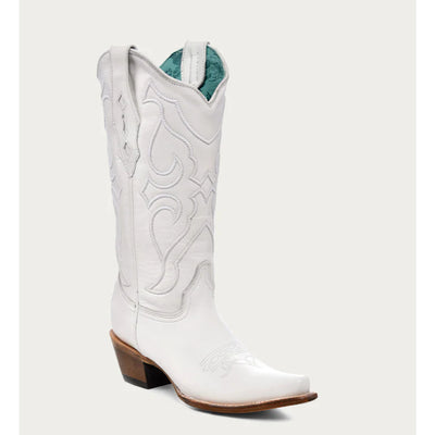 Corral Womens Classic White Western Boots - Z5046