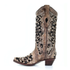 Corral Womens Floral Embroidered Western Boots - A3569