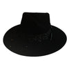 Corral Womens Rose Felt Hat Black - LFX3111234ROSE-BLK