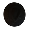 Corral Womens Rose Felt Hat Black - LFX3111234ROSE-BLK