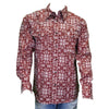 Cowboy Hardware Mens Long Sleeve Shirt Red