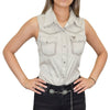 Cowgirl Hardware Womens Sleeveless Blouse