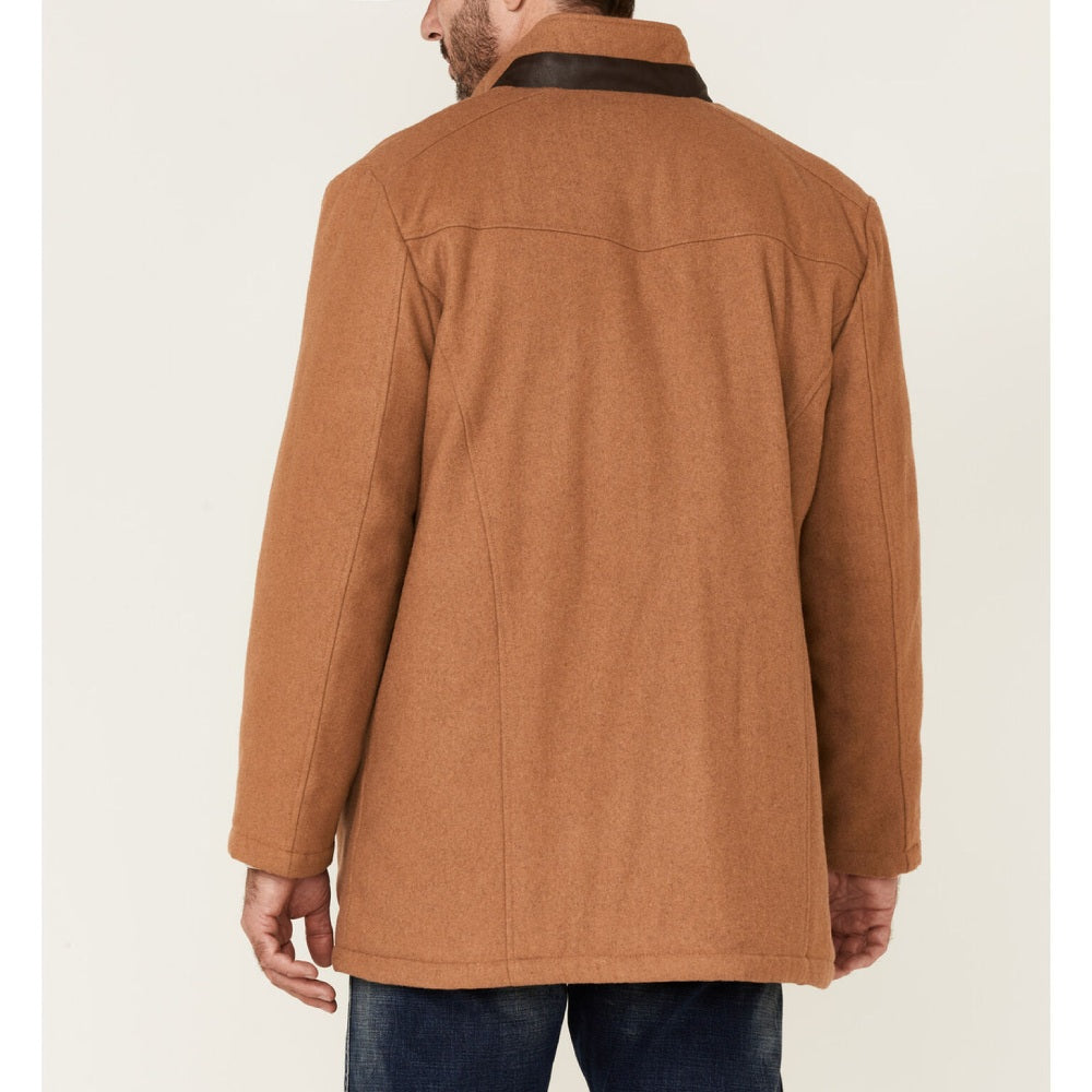 Cripple Creek Mens Camel Wool Coat