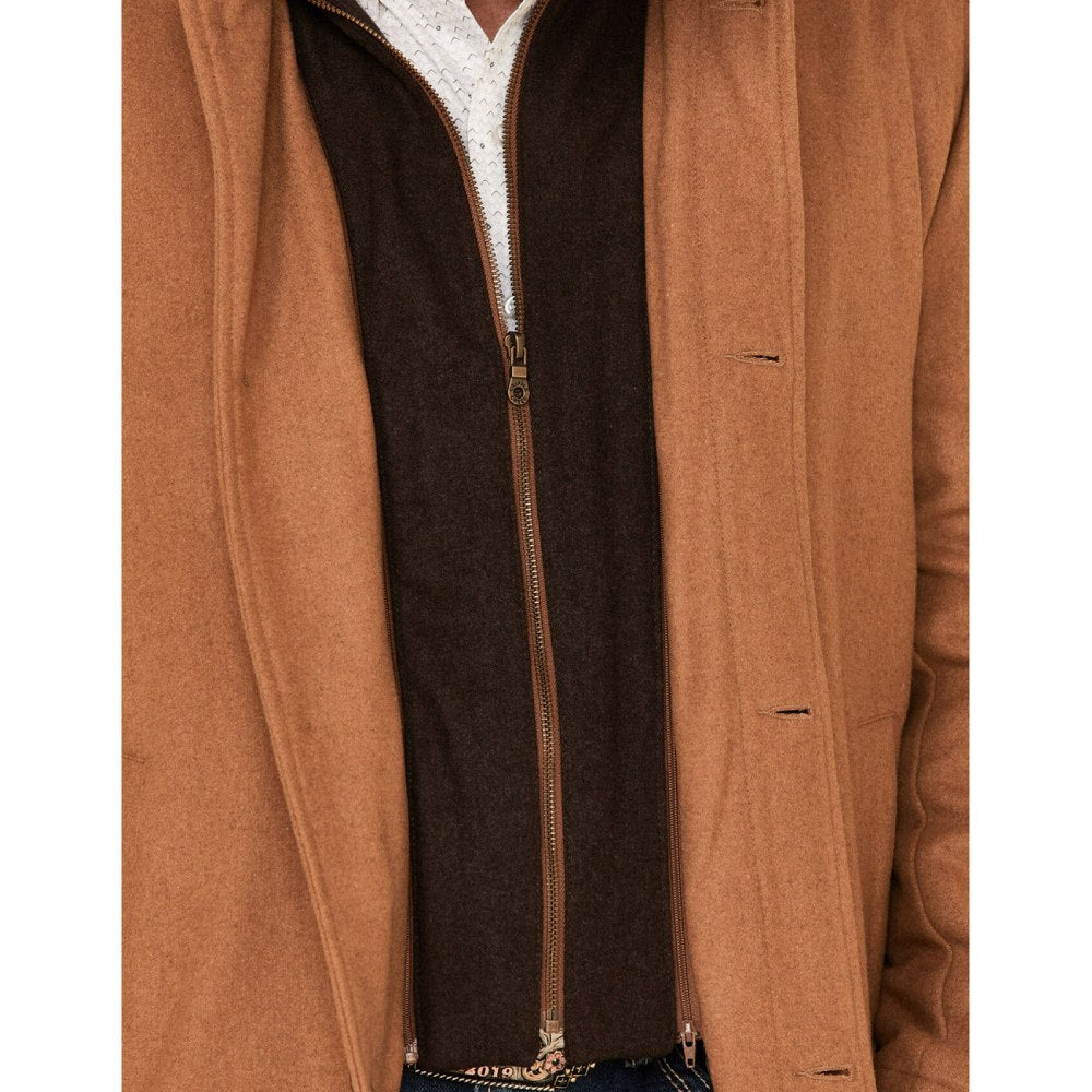 Cripple Creek Mens Camel Wool Coat